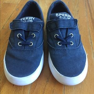 Boys blue Sperry shoes